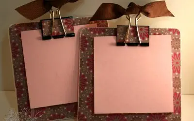 Post it Note Holder Tutorial