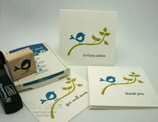 Stamp-a-ma-jig with Cheep Talk stamp set