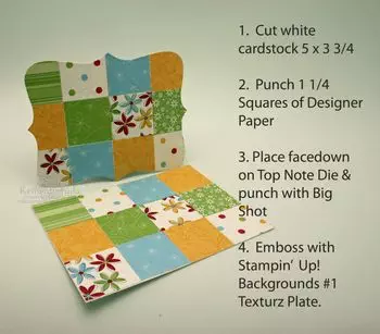 Top Note Quilt instructions