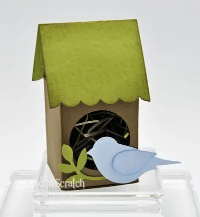 Olive birdhouse