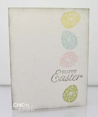 Simple Happy Easter Card