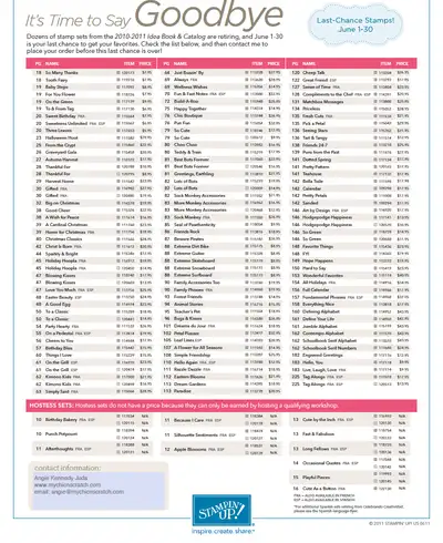 Last Chance List