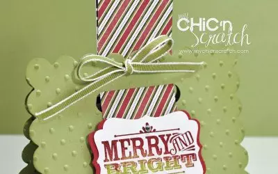 12 Days of Christmas #3 Merry & Bright Treat Holder