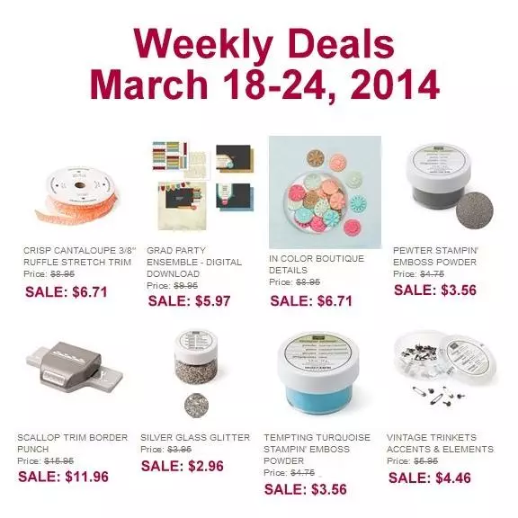 Weekly Deals March 18th