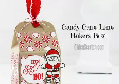 Candy Cane Lane Bakers Box