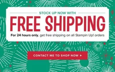 Free Shipping – One Day Only