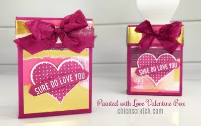 Painted with Love Valentine Box