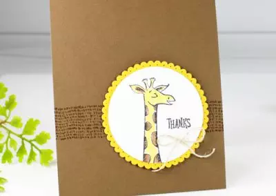 Animal Outing Thank You Card