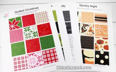 Stampin’ Up! Holiday Catalog Designer Series Paper Charts