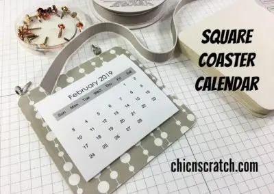Square Coaster Calendar