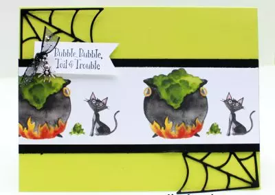 Card 1 – Cauldron Bubble Stamp Kit
