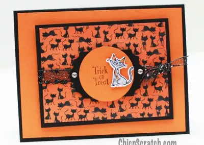 Card 2 – Cauldron Bubble Stamp Kit of the Month