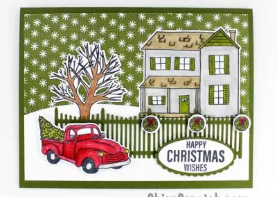 Farmhouse Christmas Stamp Kit – Card 2