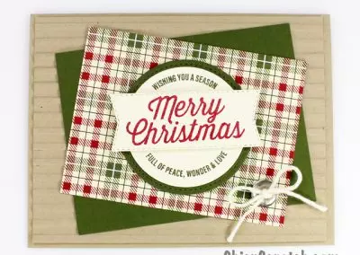 Farmhouse Christmas – Stamp Kit Card 3