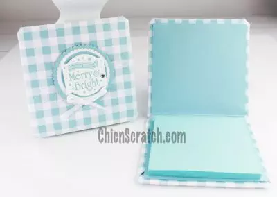 Gingham Gala Coaster Post it Notes