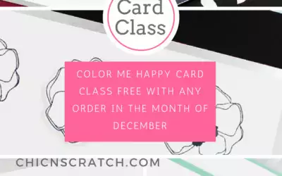 Color Me Happy Card Class