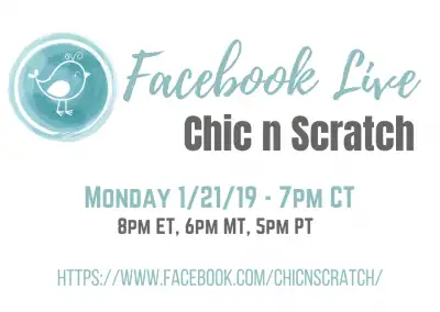 Facebook Live Tonight at 7pm