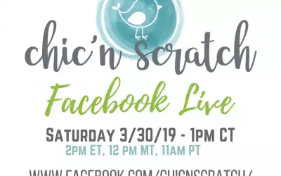 Facebook Live Saturday March 30th