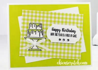 Piece of Cake Birthday Card
