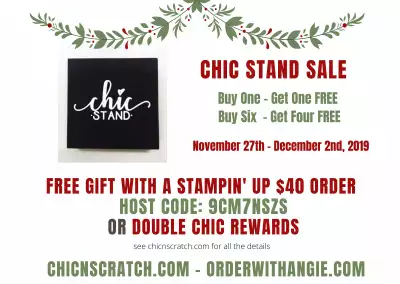 Chic Stand Sale + Ordering Special