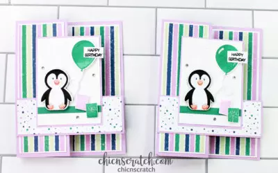 Penguin Place Double Z-Fold Card