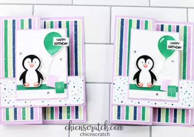 Penguin Place Double Z-Fold Card