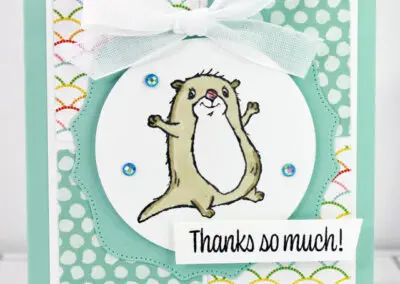 Card Two Awesome Otters