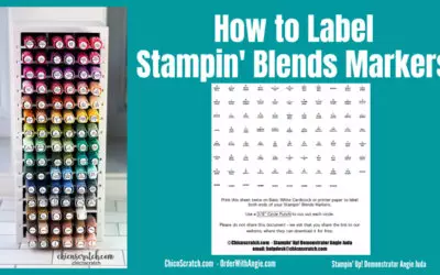 Stampin’ Blends Labels