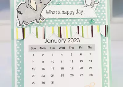 Elephant Parade Easel Calendar
