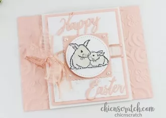 Wildly Happy Fun Fold Easter Card