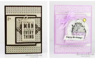 Masculine Double Flap Fun Fold Card